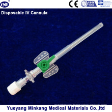 Blister Packed Medical Disposable IV Cannula/IV Catheter with Injection Port 18g